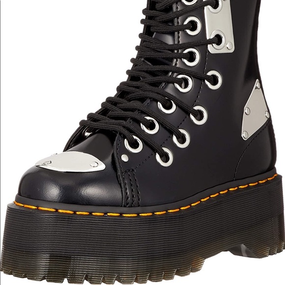 Martens Jadon Max Rebel Jadon Max Metal Leather Platform Boots Dr